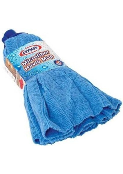 Mikrofiber Havlu Mop Mavi