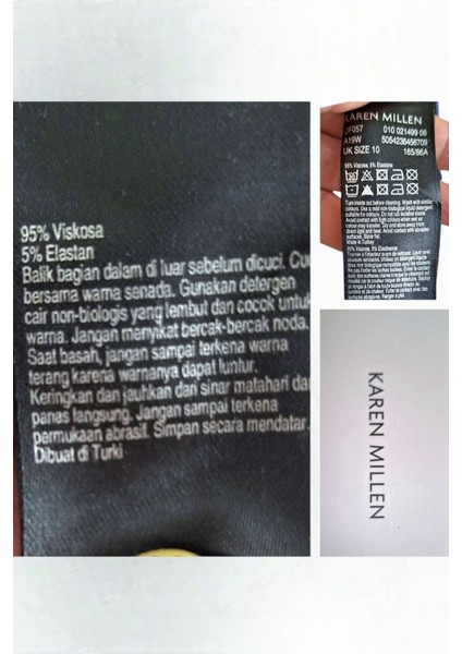 #karen Millen Viskon Leopar Animal Baskılı Mavi Siyah Kahve #esnek #mavi #elbise