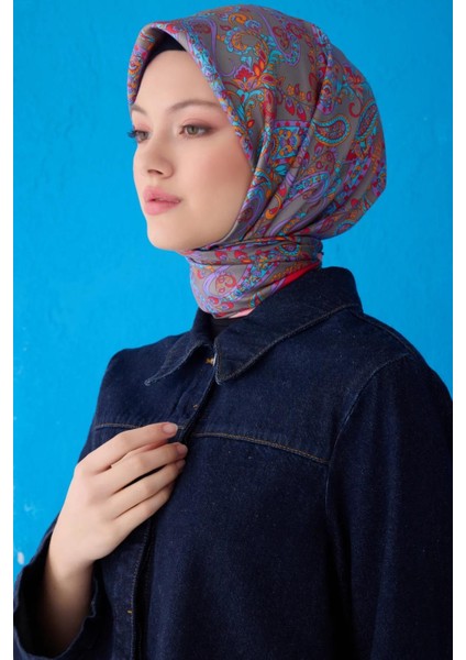 Saf Ipek Eşarp 4101D-60 Şura