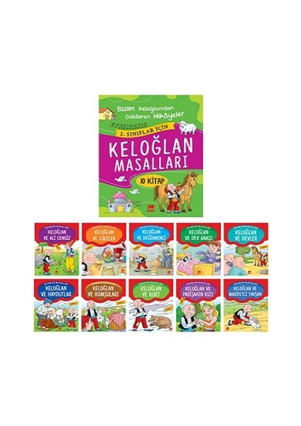 Etkinlikli Keloğlan Masalları(10 Kitap)