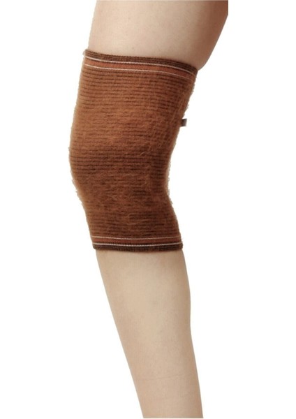 Fit Form Deve Tüyü Yün Dizlik - Bay Kullanabilir - Giyilen Model - 1 Çift (2 Adet)