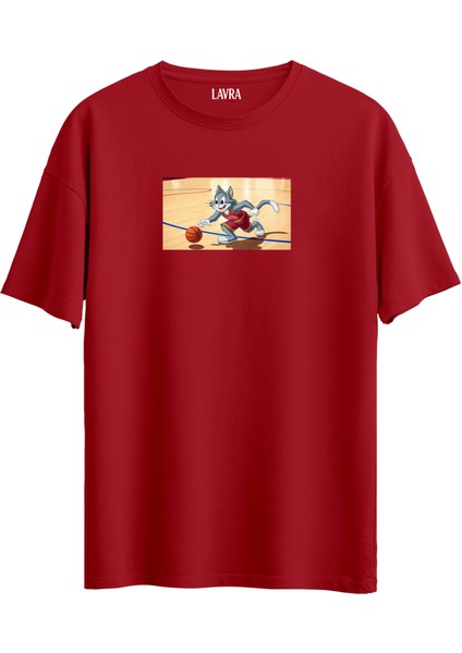 Breakout Basketballcat Oversize Tshirt
