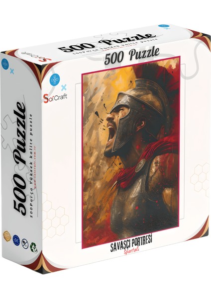 500 Parça Puzzle Savaşcı Spartalı