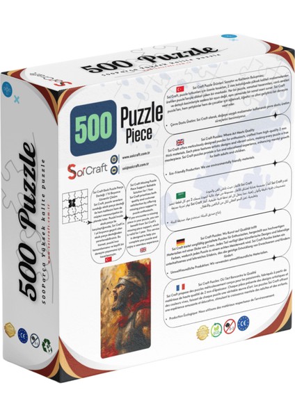 500 Parça Puzzle Savaşcı Spartalı