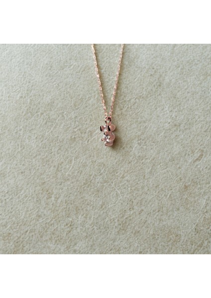Altın Kolye - Zirkon Minimal 14 Ayar Roz Spor Kolye fiyatları