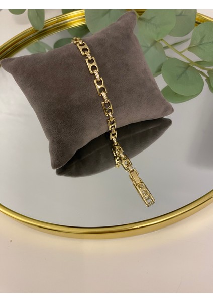Xuping Xp 14K Altın Renk Kaplama Hediyelik Suya Dayanıklı Kadın Bileklik 17 cm 19 cm Ayarlanabilir