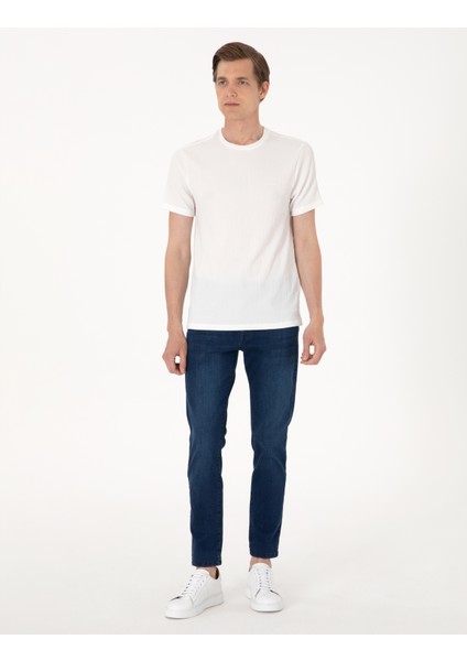 Erkek Mavi Slim Fit Jean Pantolon 50309099-VR036
