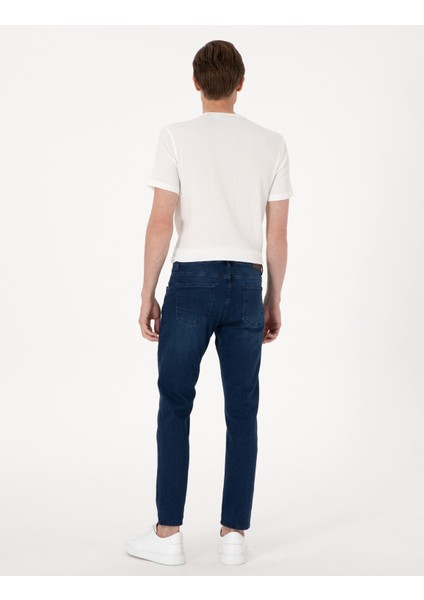 Erkek Mavi Slim Fit Jean Pantolon 50309099-VR036
