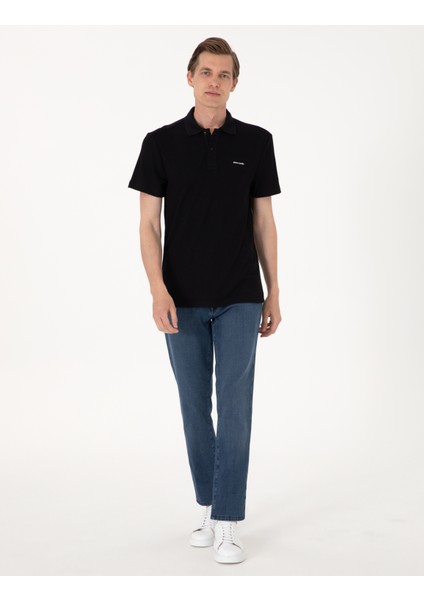 Erkek Mavi Straight Fit Jean Pantolon 50308903-VR036