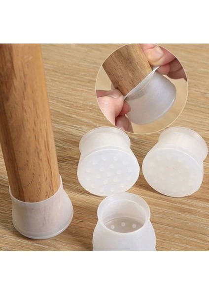 Masa ve Sandalye Ayak Koruyucu Silikon 12 Adet - 1OL7123-4165