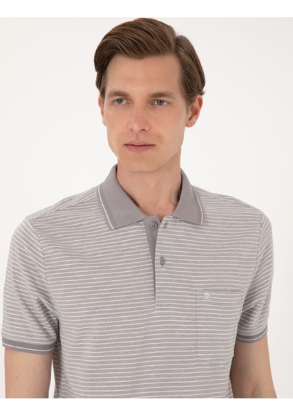 Erkek Gri Regular Fit Tişört 50307848-VR024 fiyatları