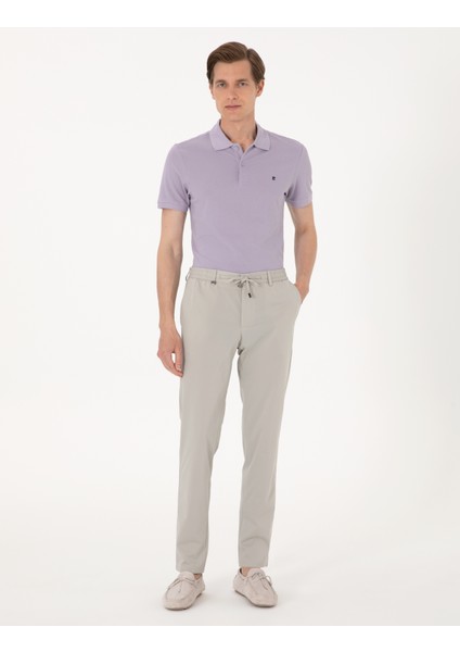Erkek Taş Ex. Slim Fit Kumaş Pantolon 50303459-VR049