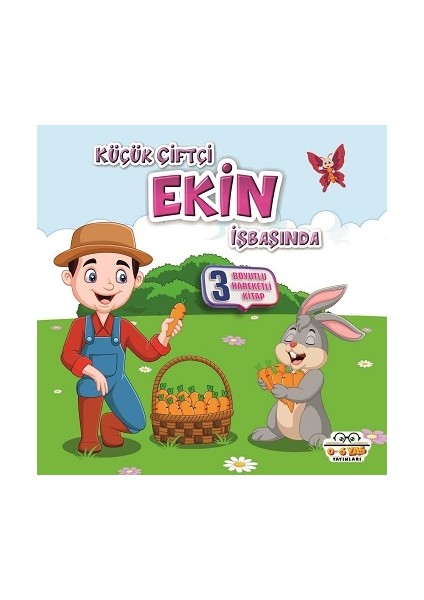 Küçük Çiftçi Ekin Işbaşında - Benim Canım Çiftliğim (Sıvama Cilt)