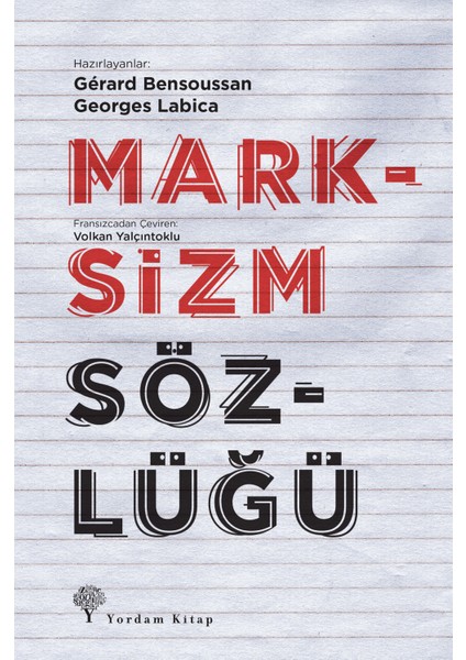 Marksizm Sözlüğü (Ciltli)