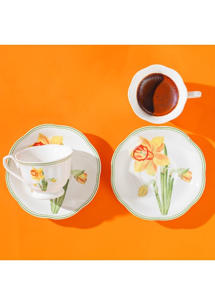 16871-2 De Flore 2 Kişilik 4 Parça Porselen Kahve Fincan Takımı fiyatları