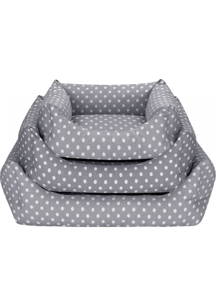 Uniform Gri Puantiyeli Köpek Yatağı L 70x60cm fırsatları