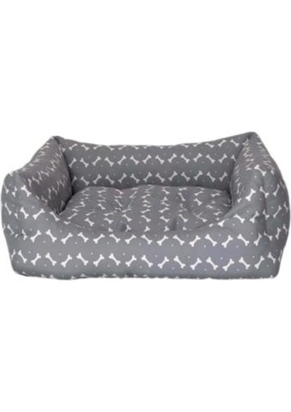 Uniform Bone Gri-Beyaz Köpek Yatağı L 70x60cm fiyatları