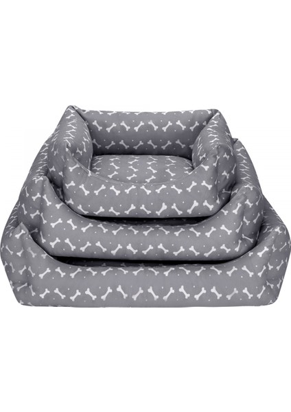Uniform Bone Gri-Beyaz Köpek Yatağı L 70x60cm fırsatları