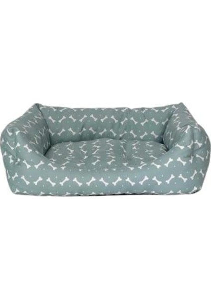 Uniform Bone Mint-Beyaz Kedi ve Köpek Yatağı M 60x50c