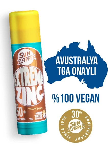 Extreme Zinc Stick Yellow Sand SPF 50 + 15G fırsatları