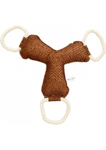 Ipli Bumerang Köpek Oyuncağı Kiremit 30CM