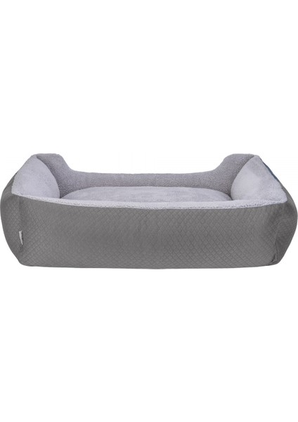 Bravo Duo Köpek Yatağı Gri/Gri Peluş XL 105x80cm modelleri