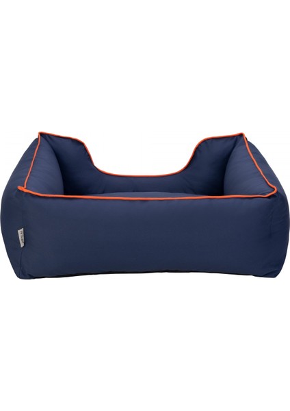 Alpha Köpek Yatağı Lacivert w Turuncu Biye M 80x65cm modelleri