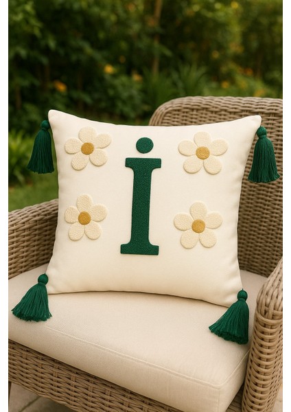 Punch Kırlent Kılıfı Harf Modeli I