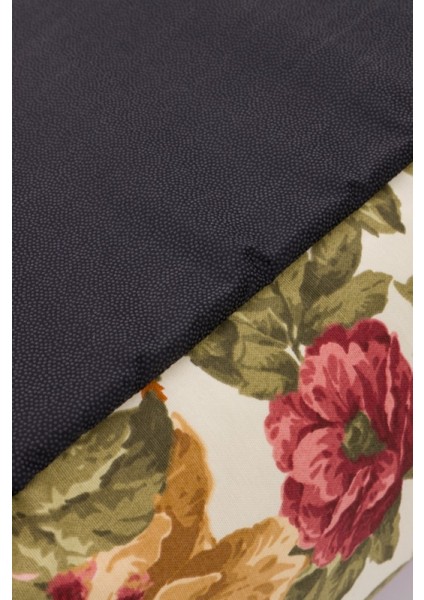 Alpha Gül Desenli Köpek Yatağı L 105x85cm indirimleri