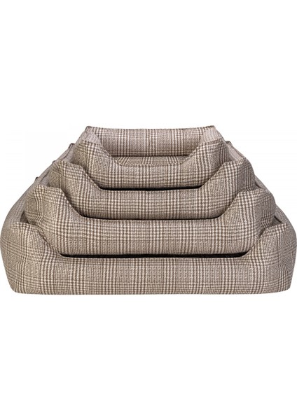 Delta Bej Kareli Kedi ve Köpek Yatağı S 75x60cm fırsatları