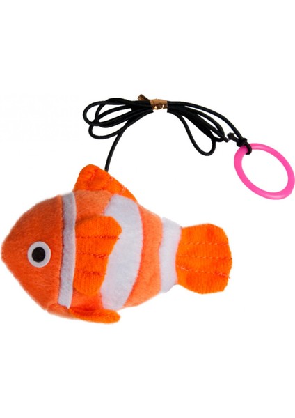 Catnipli İpli Peluş Kedi Oyuncağı 9cm