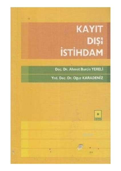 Kayıt Dışı Istihdam