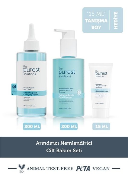 Arındırıcı Nemlendirici Bakım Seti
