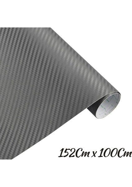 152 x 1 Metre Füme Karbon Fiber Folyo Hava Kanallı Araç Içi - Dışı Döşeme Kaplama Folyosu Kırmızı