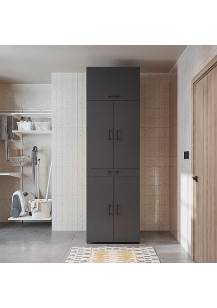 Dora Banyo Dolabı Kapaklı Çamaşır ve Kurutma Makinesi Dolabı 70X230 cm indirimleri