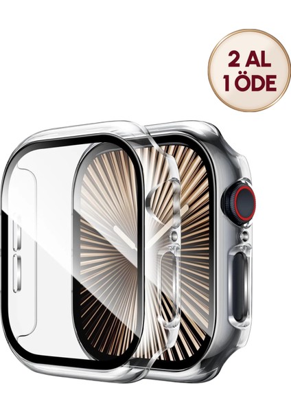 Apple Watch 8 Ultra 360 Tam Koruma (45 Mm) Yumuşak Silikon Tpu Ekran Koruyucu Kılıf