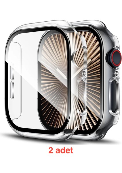Apple Watch 8 Ultra 360 Tam Koruma (45 Mm) Yumuşak Silikon Tpu Ekran Koruyucu Kılıf