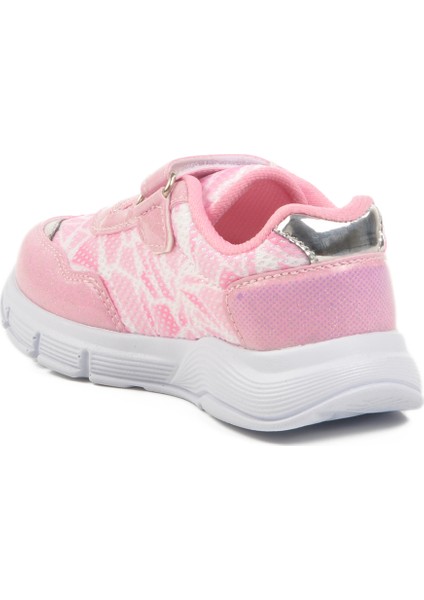 Pembe Cırtlı Işıklı Kız Çocuk Spor Ayakkabı 336126 B