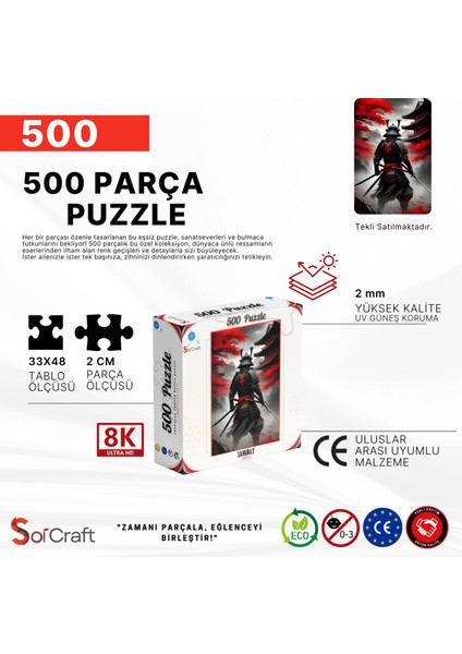 500 Parça Puzzle Samuray Japon
