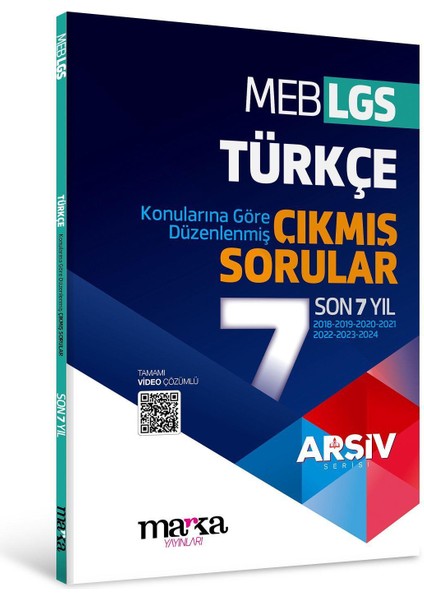 Lgs Türkçe Konularına Göre Düzenlenmiş Son 7 Yıl Çıkmış Sorular