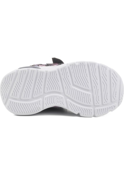 Siyah Lila Cırtlı Işıklı Kız Çocuk Spor Ayakkabı 336126 B indirimleri