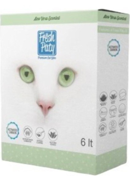 Fresh Paty Aloe Vera Kokulu Kedi Kumu 6 Lt
