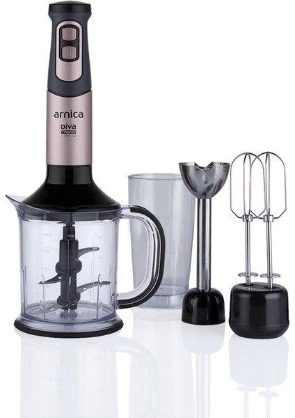 GH21593 Diva Trend Mikser Blender Seti - Rose - 1200 Watt