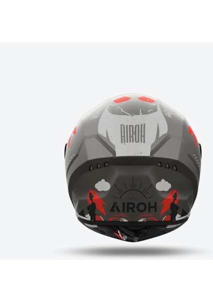 Aıroh Connor Desperado Orange Matt Kask