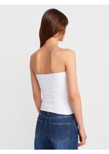 21103 Straplez Top-Beyaz fiyatları