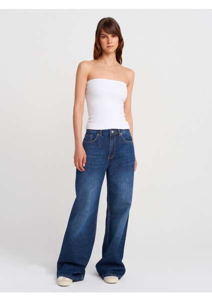 21103 Straplez Top-Beyaz fırsatları