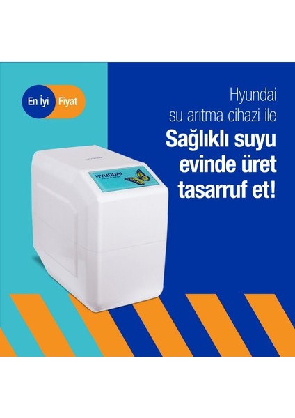 Hnd-35 Pompalı Su Arıtma – 2 Yıl Hyundai + 1 Yıl Reobox Garantisi = Toplam 3 Yıl Güvence modelleri