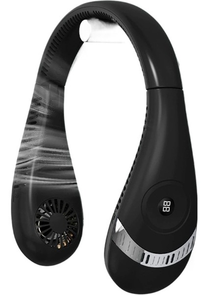 Halter Boyunlu Fan, Taşınabilir Katlanabilir Fan, Taşınabilir Sessiz USB Kanatsız Mini Fan (Yurt Dışından)
