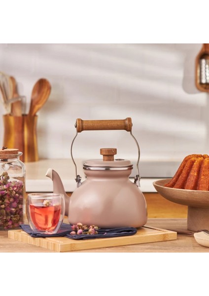 Royal Emaye Demlik - Vizon - 2400 ml