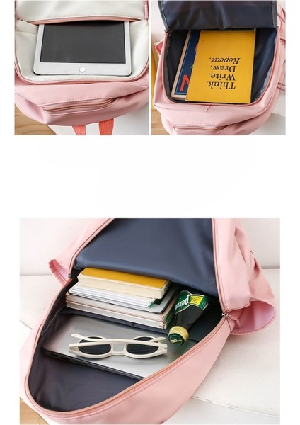 Dört Parçadan Oluşan Çocuk Hafif Naylon Sırt Çantası Seti (Yurt Dışından) modelleri